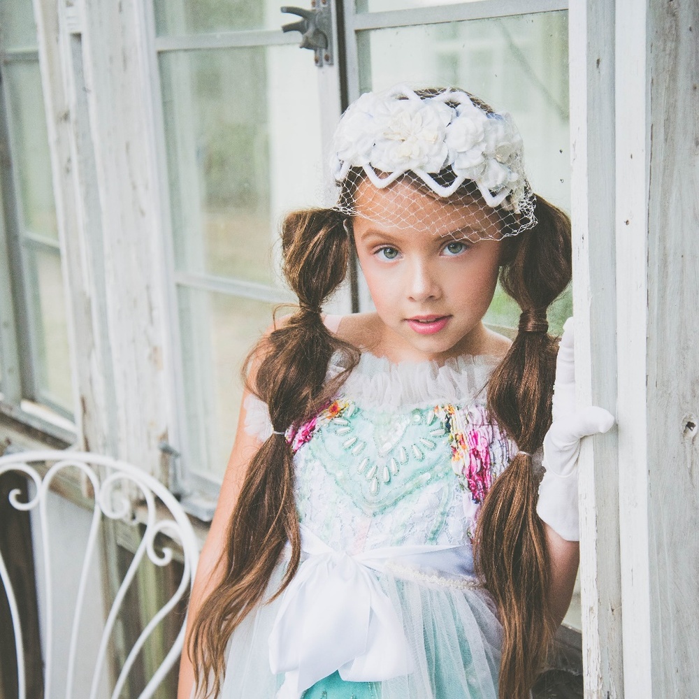 Vintage Bird Cage Veil Headpiece